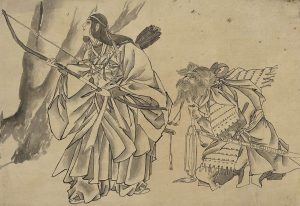 L'impératrice Jingū et Takenouchi Tsukune