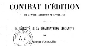 Contrat d'édition