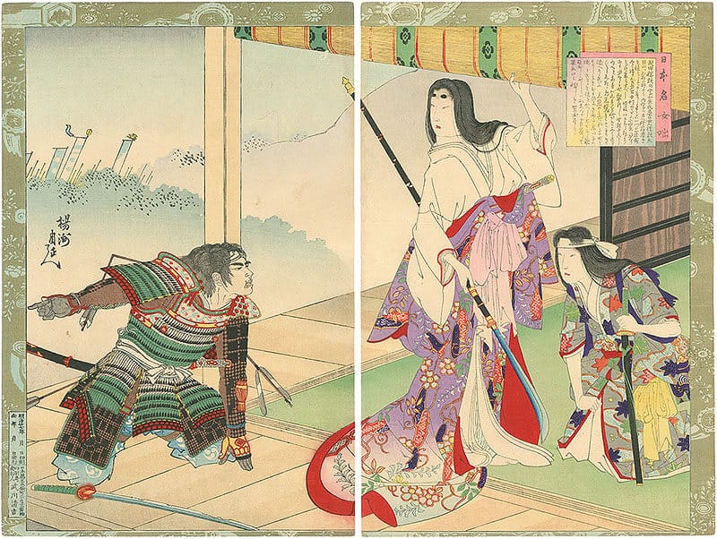 Myorin ni estampe de Toyohara Chikanobu